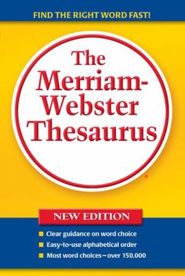 The Merriam-Webster Thesaurus 0877796378 Book Cover