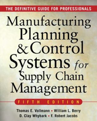 Manufacturing Planning and Control Systems for ... 007144033X Book Cover