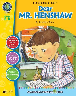 A Literature Kit for Dear Mr. Henshaw, Grades 5... 1553194470 Book Cover