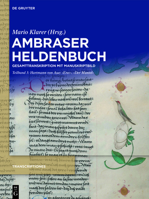 Hartmann Von Aue: 'Erec'. 'Der Mantel' [German] 311071891X Book Cover