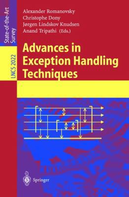 Advances in Exception Handling Techniques B00LKDY4NU Book Cover