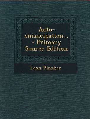 Auto-Emancipation... [German] 1294819208 Book Cover