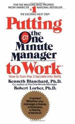 Putting the One Minute Manager to Work 0425104257 Book Cover