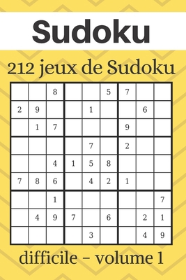 Sudoku: 212 grilles de Sudoku - Niveau de diffi... [French] B0851MYY2T Book Cover