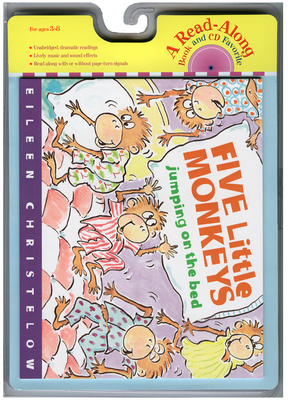 Five Little Monkeys Jumping on the Bed Book & C... 0618732764 Book Cover