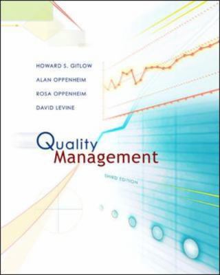 Quality Management [With CD-ROM] 0072999837 Book Cover