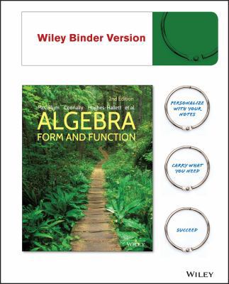 Algebra: Form and Function 1118640780 Book Cover