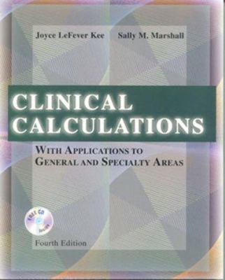 Clinical Calculations: With Applications to Gen... 0721683045 Book Cover