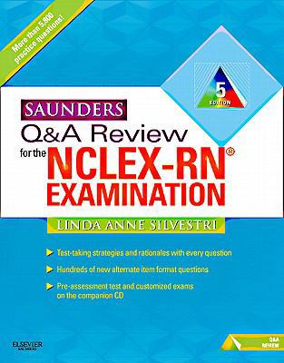 Saunders Q & A Review for the Nclex-Rn(r) Exami... 1437720226 Book Cover