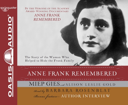 Anne Frank Remembered 1598595237 Book Cover