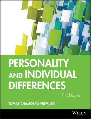 Personality and Individual Differences B00UAWWPNS Book Cover