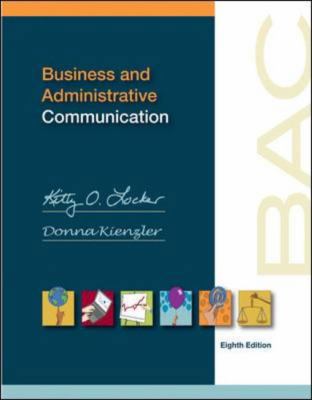 Business and Administrative Communication 0073525030 Book Cover