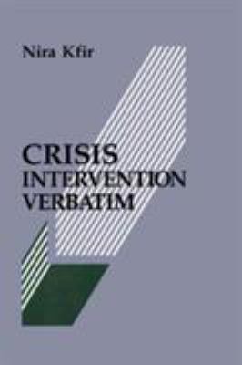 Crisis Intervention Verbatim 0891168370 Book Cover