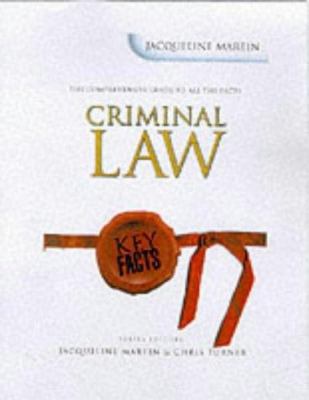 Criminal Law (Key Facts) 0340801808 Book Cover