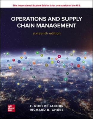 ISE Operations and Supply Chain Management (ISE... 1260575942 Book Cover