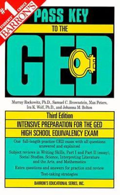 Barron's Pass Key to the Ged 0764104578 Book Cover