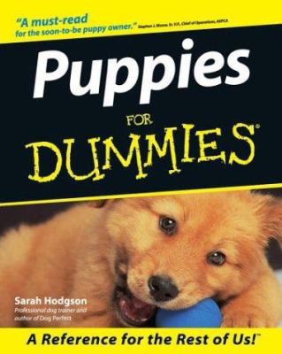 Puppies for Dummies 0764552554 Book Cover