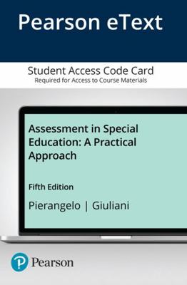 Assessment in Special Education: A Practical Ap... 0134189035 Book Cover