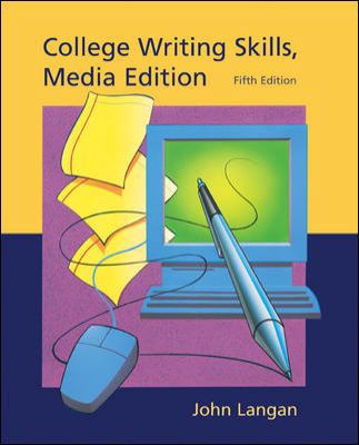 College Writing Skills, Media Edition 0072818921 Book Cover