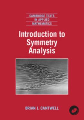 Introduction to Symmetry Analysis Paperback [Wi... 0521777402 Book Cover