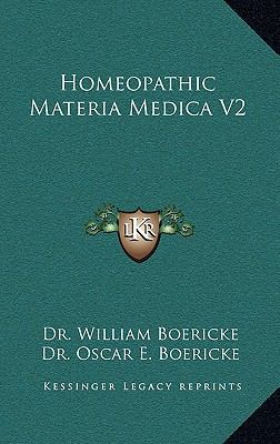 Homeopathic Materia Medica V2 1163199087 Book Cover