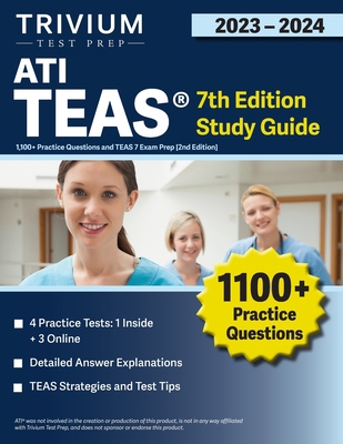 ATI TEAS 7th Edition 2023-2024 Study Guide: 1,1... 1637983506 Book Cover