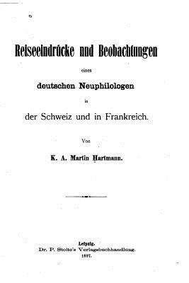 Reiseeindrucken und Beobachtungen eines deutsch... [German] 1534792945 Book Cover