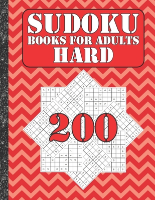 Sudoku books for adults hard: 200 Sudokus from ... B086Y4TMST Book Cover