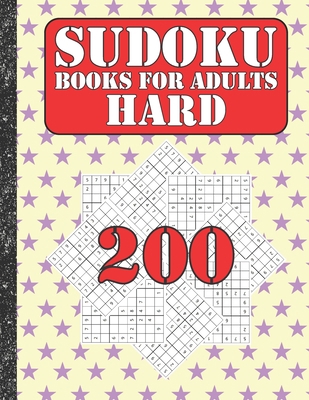 Sudoku books for adults hard: 200 Sudokus from ... B086PVSLGR Book Cover