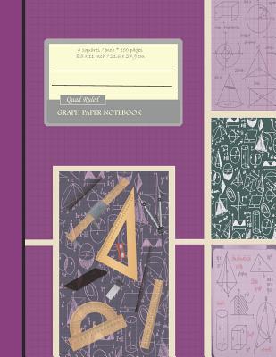 Graph Paper Notebook: Quad Ruled, Grid Paper No... 1077520042 Book Cover