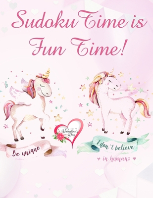 Sudoku Time is Fun Time: valentines day books f... B084DGKWHC Book Cover