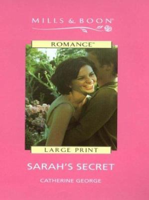 Sarah's Secret (Mills and Boon Large Print Series) [Large Print] 0263178773 Book Cover