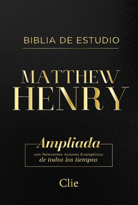 Rvr, Biblia de Estudio Matthew Henry, Leatherso... [Spanish] 8418204664 Book Cover