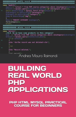 Building Real World PHP Applications: PHP HTML ... B08YD7JL1F Book Cover