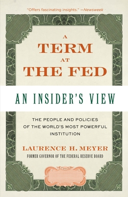 A Term at the Fed: An Insider's View 0060542713 Book Cover