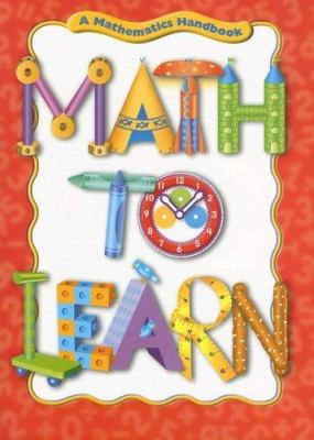 Math to Learn: Student Handbook 2006 0669535982 Book Cover