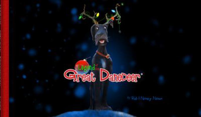 Hardcover The Legend of the Great DaneDeer Book