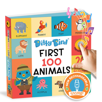Ditty Bird First 100 Animals Interactive Sound ... B0D2LQMVJ2 Book Cover