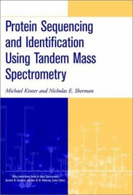 Protein Sequencing and Identification Using Tan... 0471322490 Book Cover
