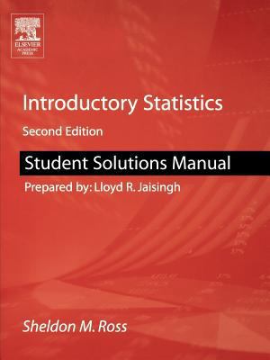 Student Solutions Manual for Introductory Stati... 0120885514 Book Cover