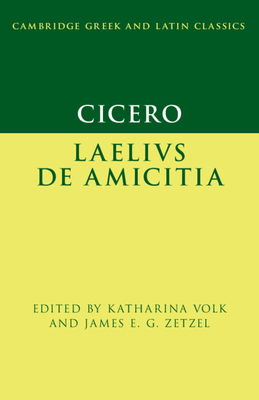 Cicero: Laelius de amicitia 1108940854 Book Cover