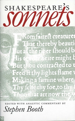 Shakespeare's Sonnets 0300085060 Book Cover