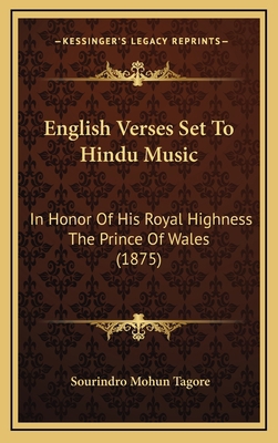 English Verses Set To Hindu Music: In Honor Of ... 1165444763 Book Cover