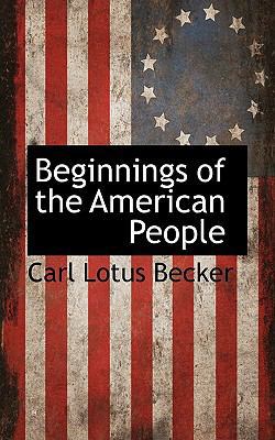 Beginnings of the American People 1117589048 Book Cover