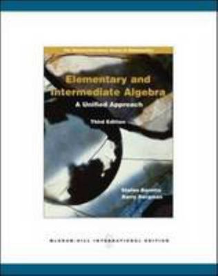 Elementary and Intermediate Algebra 0071101934 Book Cover