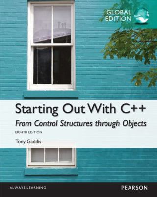 Starting Out with C++ From Control Structures T... 129206997X Book Cover