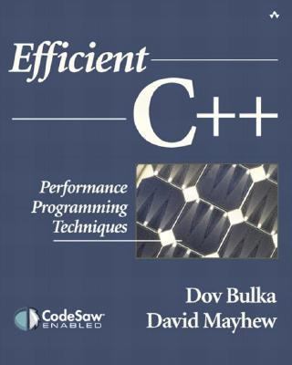 Efficient C++: Performance Programming Techniques B00G1BTJR2 Book Cover