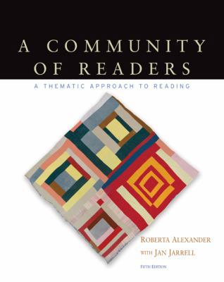 A Community of Readers: A Thematic Approach to ... 0547189532 Book Cover