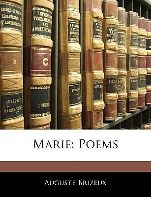 Marie: Poems [French] 1145197132 Book Cover