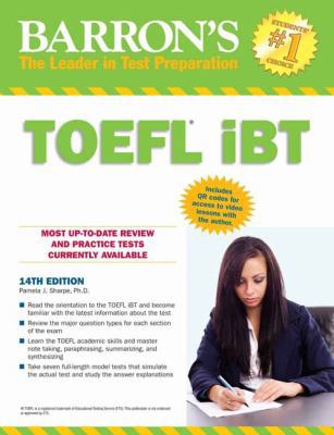 Barron's TOEFL iBT 1438001568 Book Cover